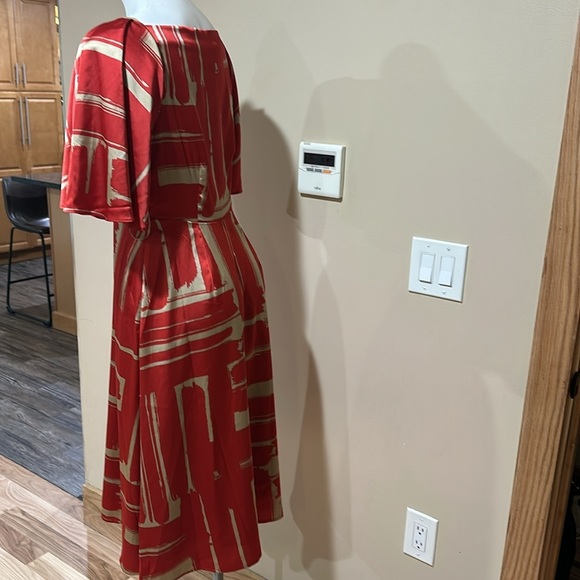 Banana Republic Factory Pink Midi Sundress with Flutter Sleeves - Picture 4 of 14